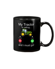 My Tractor Is Calling Yellow Mug tile