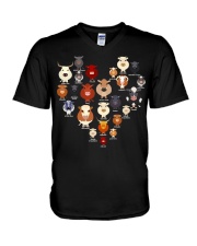Farmer Love V-Neck T-Shirt tile