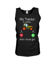 My Tractor Is Calling Red Unisex Tank tile
