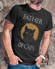 Father Of Cat Classic T-Shirt lifestyle-mens-crewneck-front-4