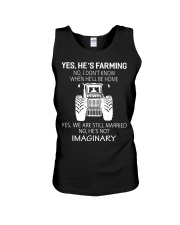 He Farming Farmer Tractor Unisex Tank tile