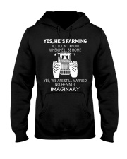 He Farming Farmer Tractor Hooded Sweatshirt tile