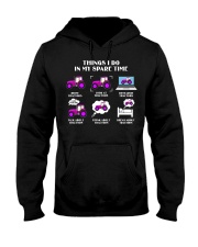 Tractor Violet Hooded Sweatshirt front