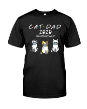 Cat Dad 2020 Classic T-Shirt front
