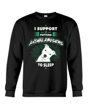 Putting Animal Abusers To Sleep Crewneck Sweatshirt thumbnail