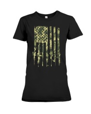Rifle Flag Camo Premium Fit Ladies Tee thumbnail