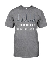 Golf - Life is Full Important Choices Classic T-Shirt thumbnail