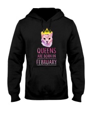 February Queens Cat Are Born In Hooded Sweatshirt tile