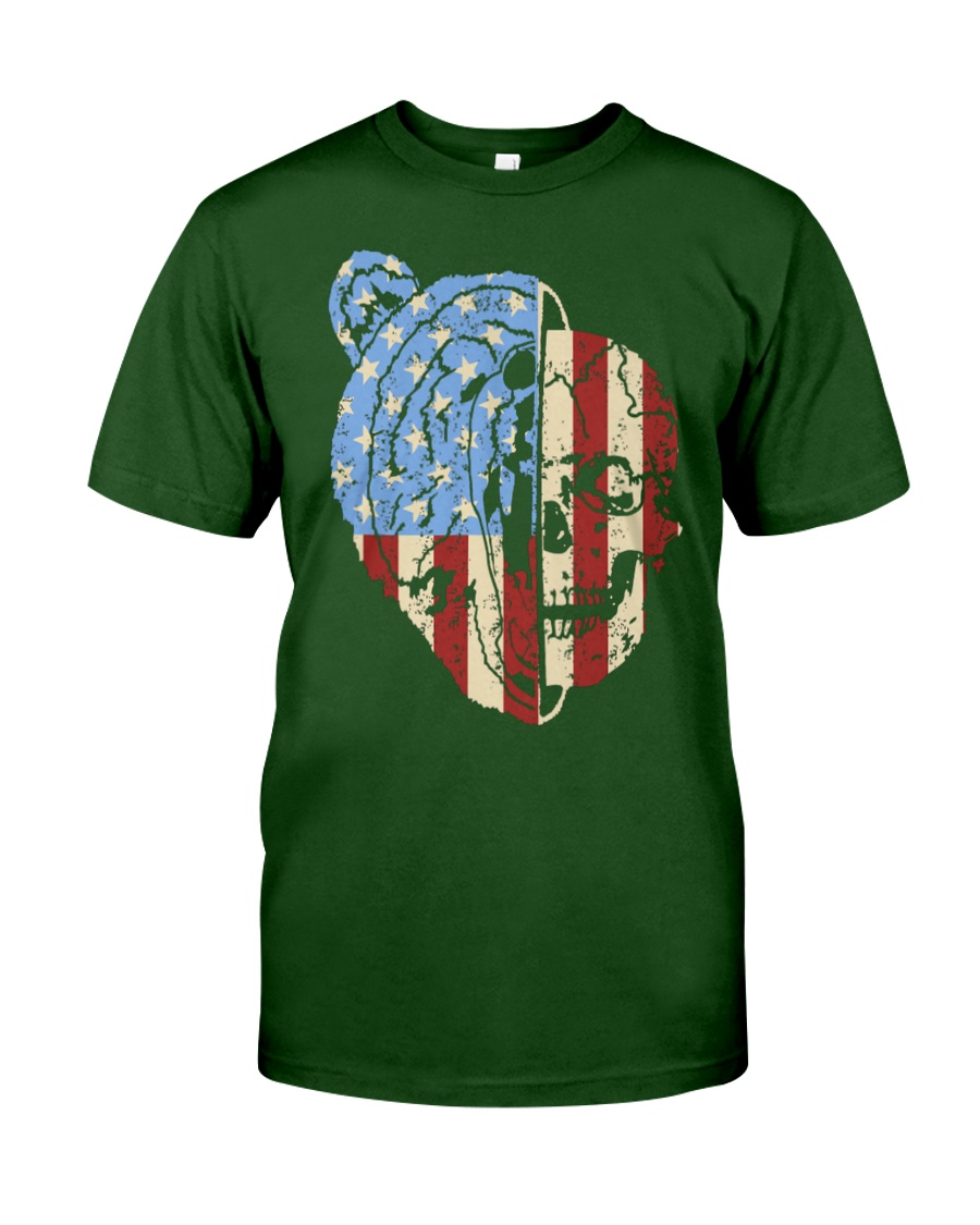 patriotic bear Classic T-Shirt