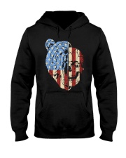 patriotic bear Hooded Sweatshirt thumbnail