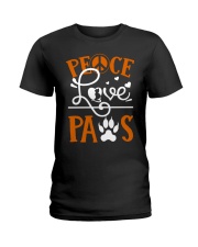Peoce T shirt Peoce Love Paw Cat Ladies T-Shirt tile