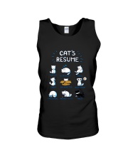 Cats Resume Hunter Sleep Unisex Tank tile