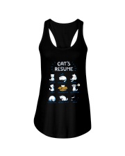 Cats Resume Hunter Sleep Ladies Flowy Tank tile