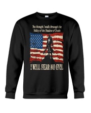 Patriotic fear no Evil Crewneck Sweatshirt thumbnail