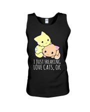 Cats Freaking Love Cats Unisex Tank tile