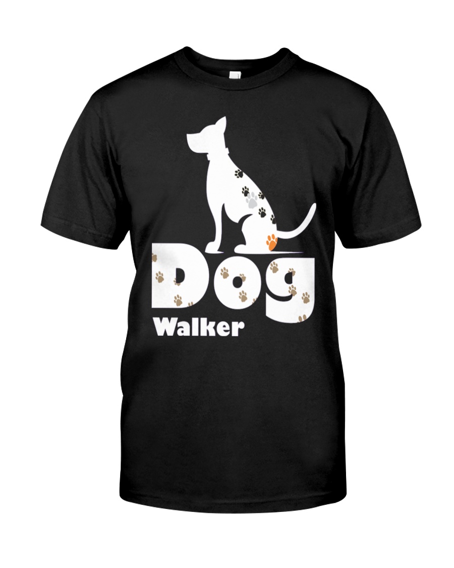 Dog Walker T Shirt for Dog Lover Classic T-Shirt