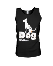 Dog Walker T Shirt for Dog Lover Unisex Tank front
