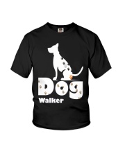 Dog Walker T Shirt for Dog Lover Youth T-Shirt thumbnail