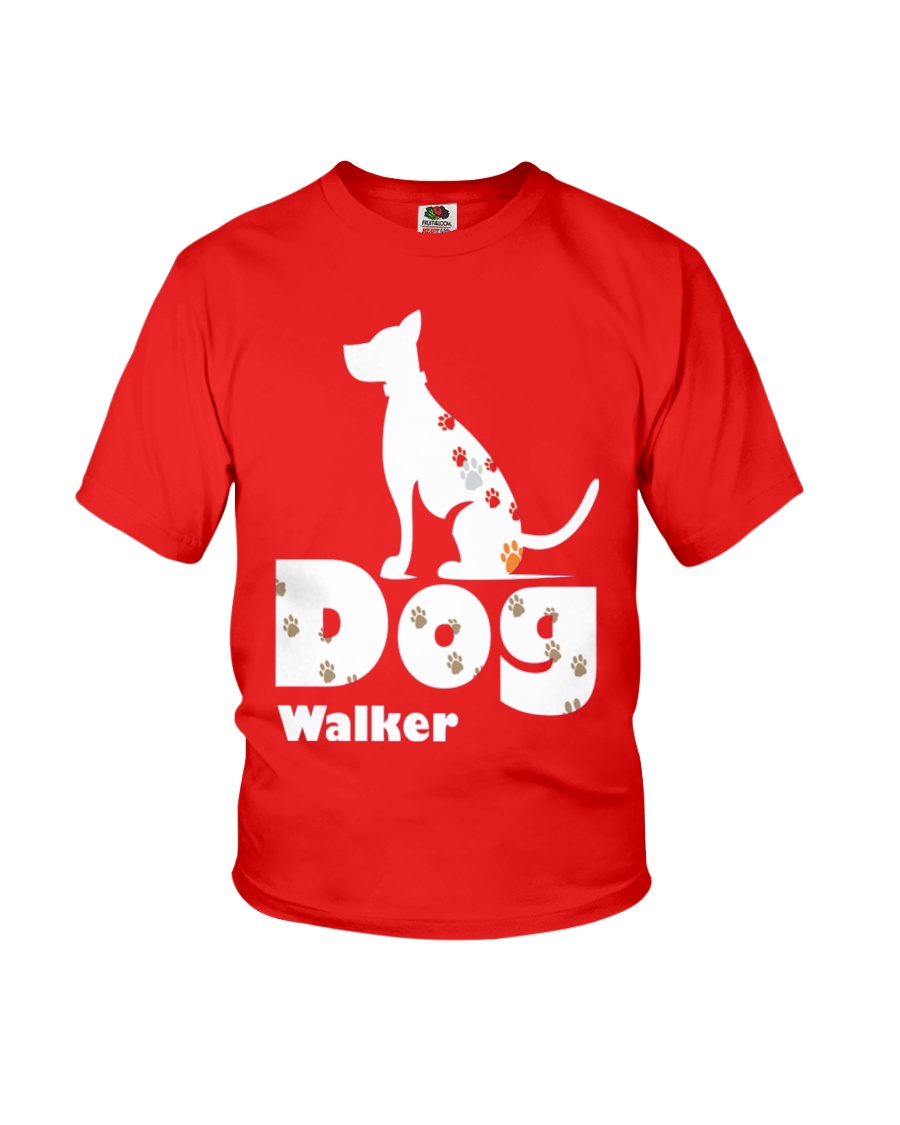 Dog Walker T Shirt for Dog Lover Youth T-Shirt
