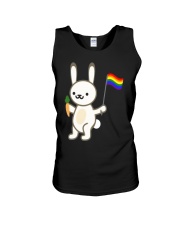 Rabbit Bunny LGBT Pride Flag Easter Shirt Unisex Tank thumbnail