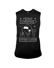 Cats Meowy Christmas Mother Fluffer Sleeveless Tee tile