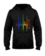 LGBT Heartbeat LGBT Pride Hooded Sweatshirt thumbnail