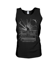 Cat Synthetizer Shirt Unisex Tank tile