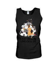 Cats I Just Freaking Love Cats Unisex Tank tile