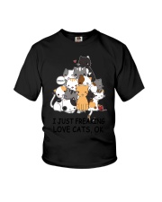 Cats I Just Freaking Love Cats Youth T-Shirt tile
