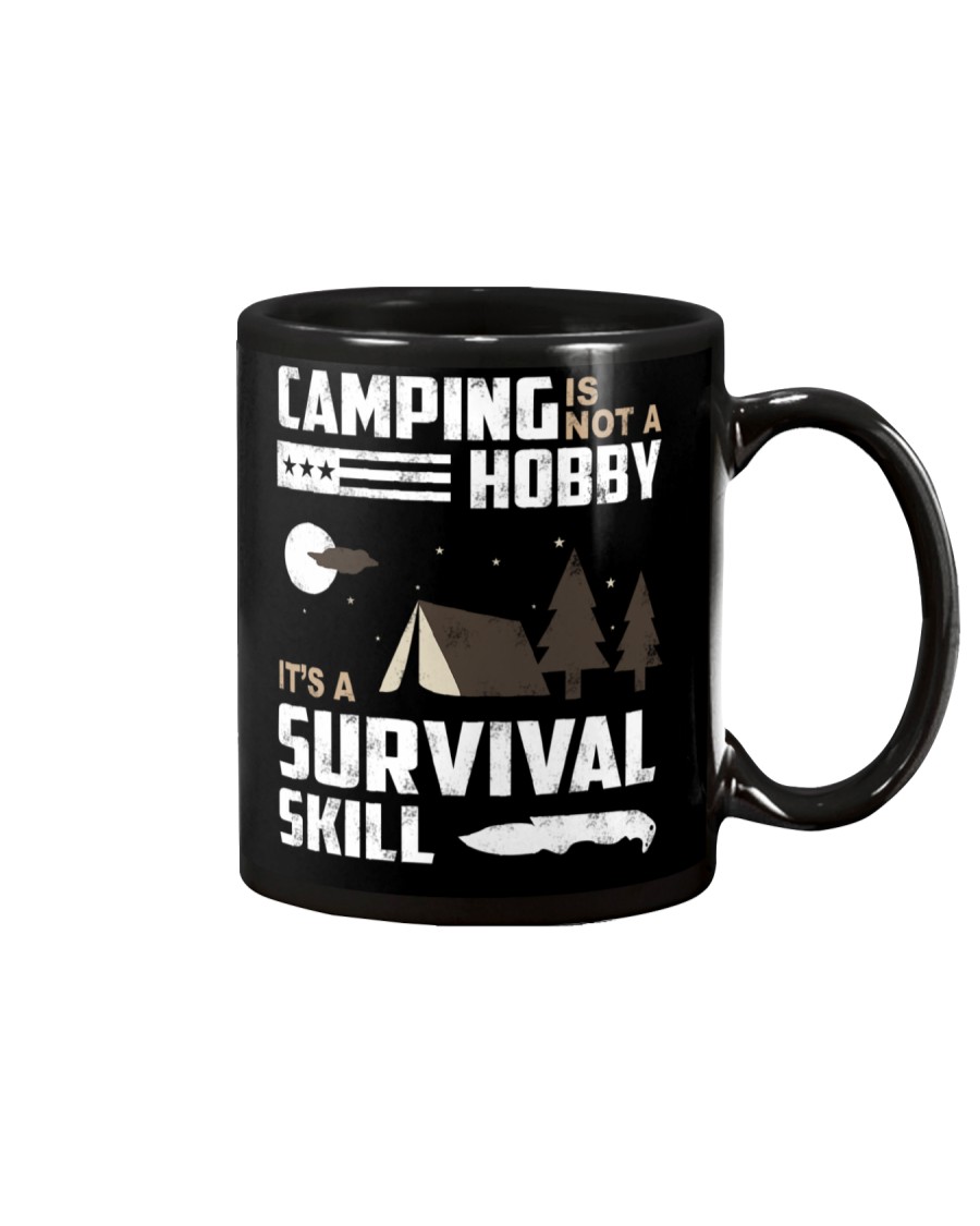 Camping - Camping Is Survival Skill Mug