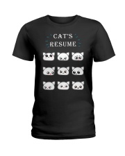 Cat's Resume Cat Ladies T-Shirt tile