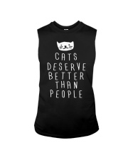 Cat CATS DESERVE BETTER THAN PEOPLE Sleeveless Tee tile