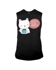 Cat Lovers Coffee T shirts Meocoffee Sleeveless Tee tile