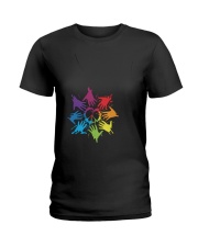Peace for LGBT Pride Month Ladies T-Shirt thumbnail