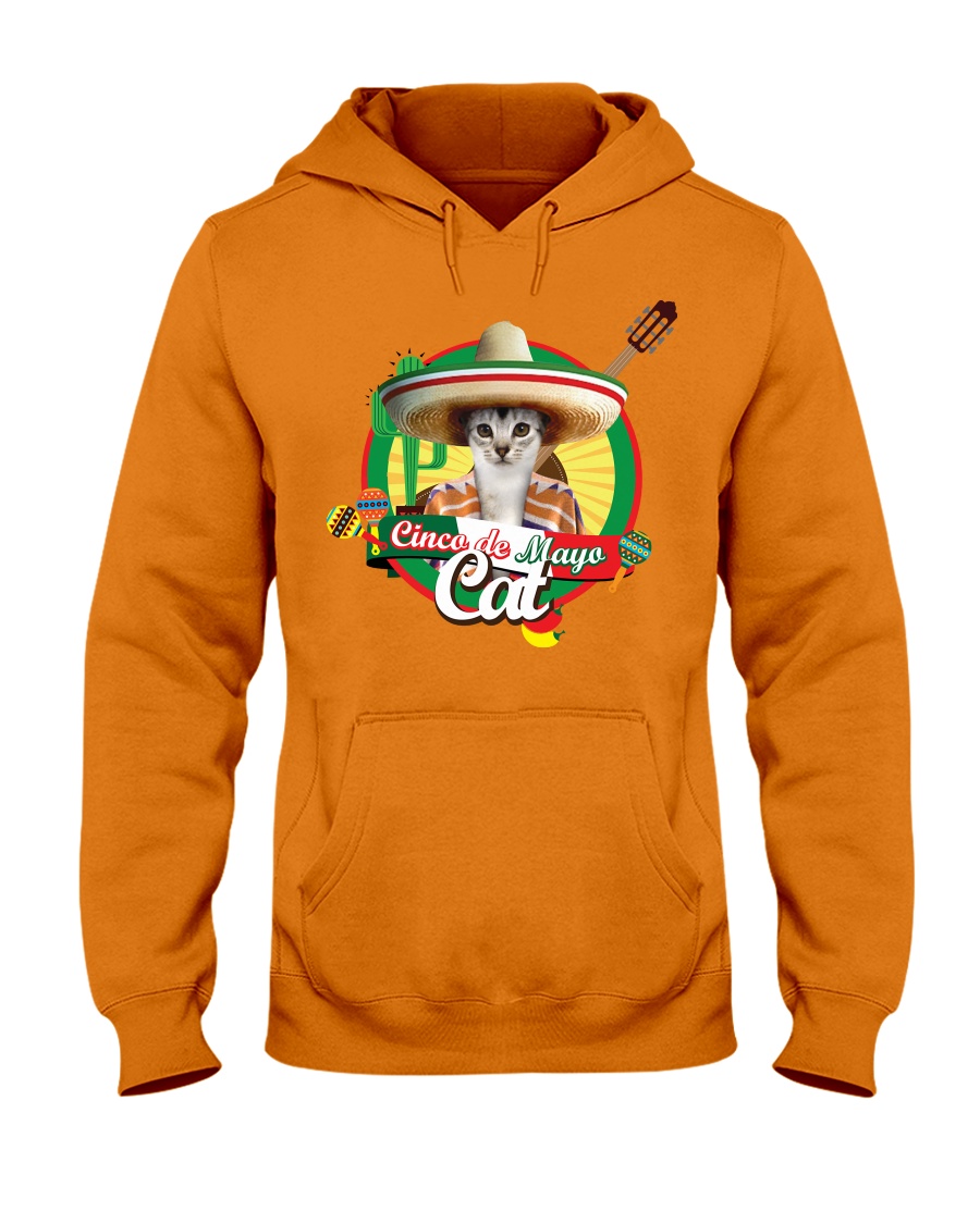Cats - Cinco De Mayo Hooded Sweatshirt