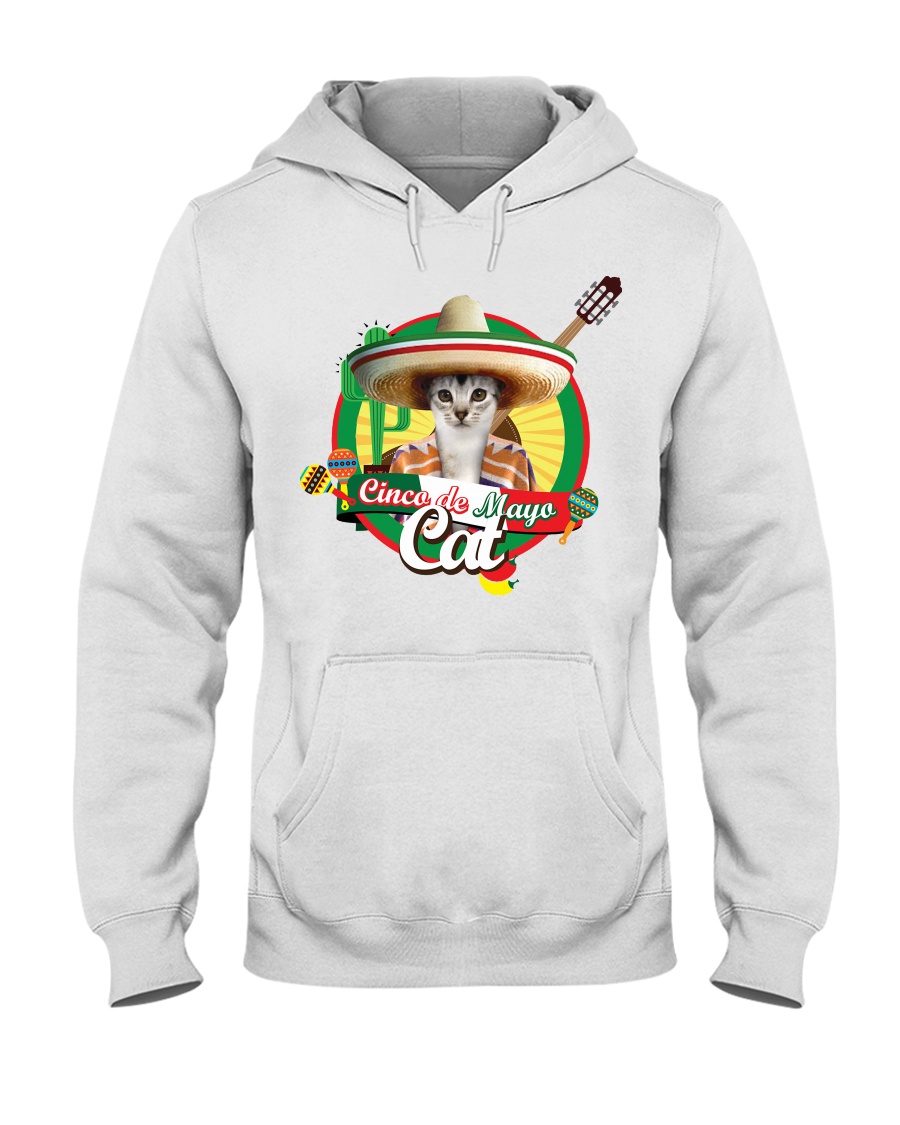 Cats - Cinco De Mayo Hooded Sweatshirt