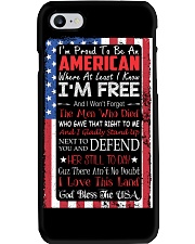 Happy 4th of July - I'm Proud To Be An American Phone Case thumbnail