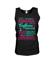 PARALEGAL- You Couldnt Handle Me Unisex Tank thumbnail