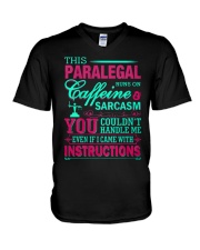 PARALEGAL- You Couldnt Handle Me V-Neck T-Shirt thumbnail