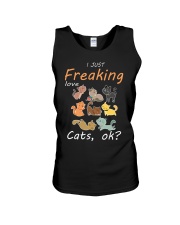 I Just Freaking Love Cats OK Cat Unisex Tank tile