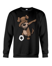 Dabbing Dog Soccer Dab Shirt Crewneck Sweatshirt thumbnail