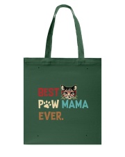 Cat Paw T Shirt Best Paw Mama Ever Tote Bag tile
