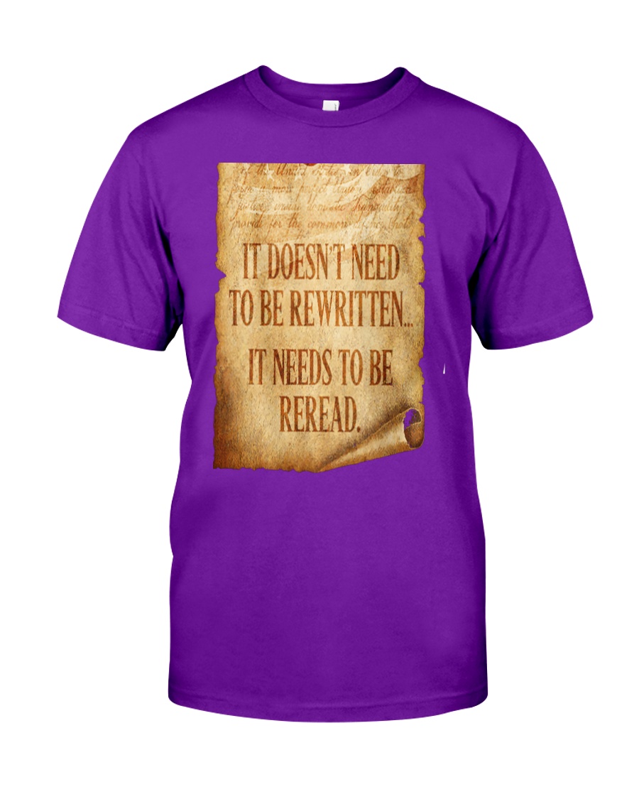 PATRIOTIC - Reread v2 M 0018 Classic T-Shirt
