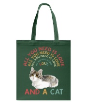 Cat Shirt All you need is love and a cat Tote Bag tile