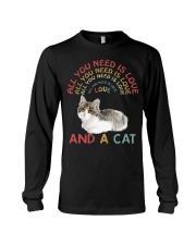 Cat Shirt All you need is love and a cat Long Sleeve Tee tile