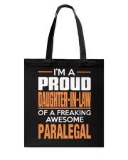 PROUD DAUGHTER-IN-LAW - PARALEGAL Tote Bag thumbnail
