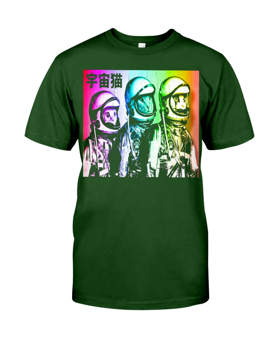 3 Astronaut Space Cats Classic T-Shirt