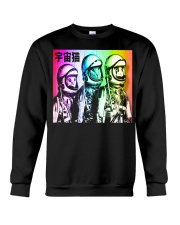 3 Astronaut Space Cats Crewneck Sweatshirt thumbnail