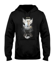 Black Cat White Cat Hooded Sweatshirt tile