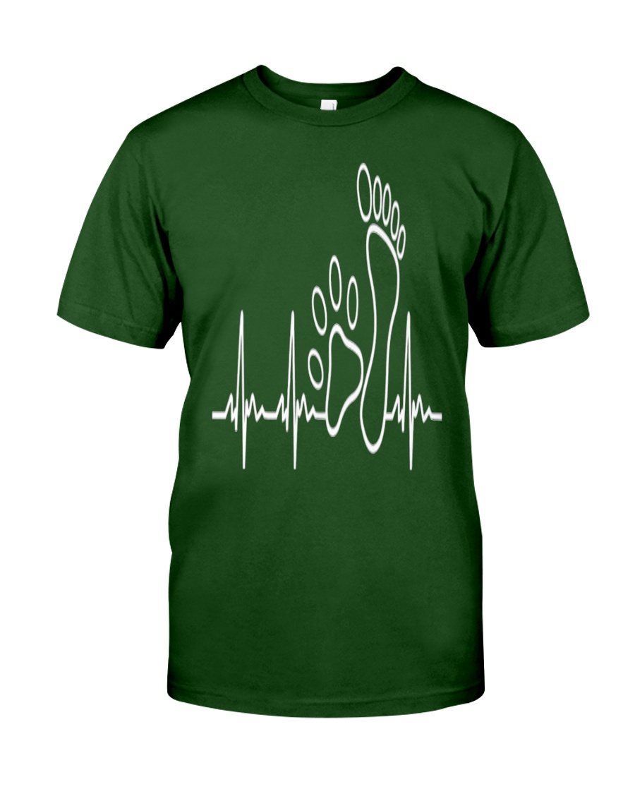 DOG WALKING - MY HEART BEAT Classic T-Shirt